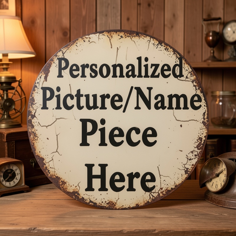 Kişiye Özel Retro Yuvarlak Met - Vintage Collectible Plates incelemesi ve fiyatı