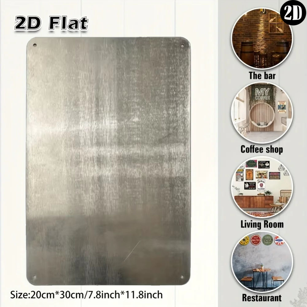 Dikdörtgen Vintage Metal Tabel - Vintage Collectible Plates incelemesi ve fiyatı