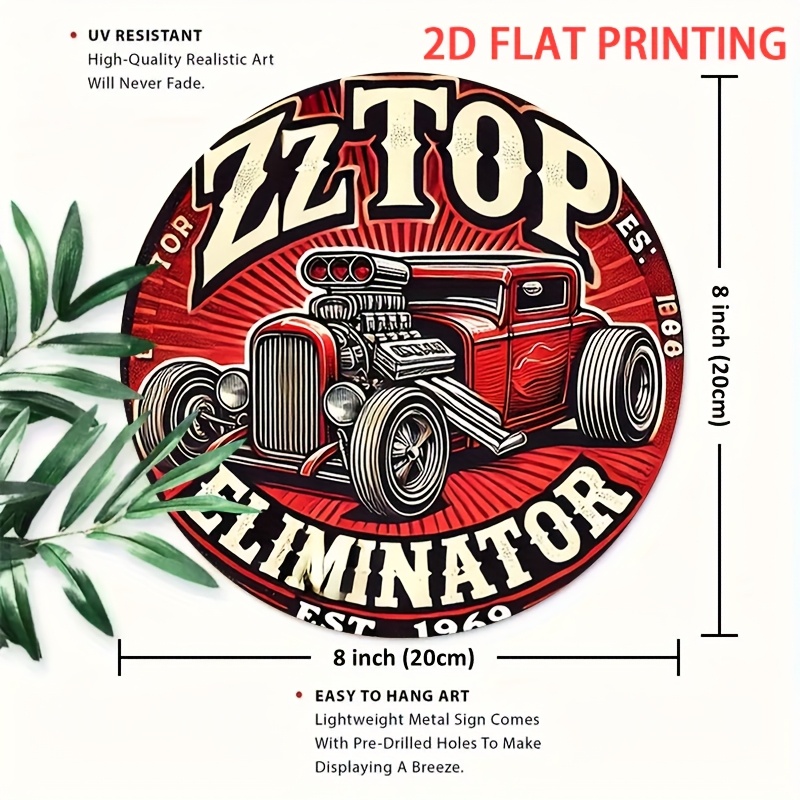 2D Düz, 1 adet ZZ Top Eliminat - Vintage Collectible Plates incelemesi ve fiyatı
