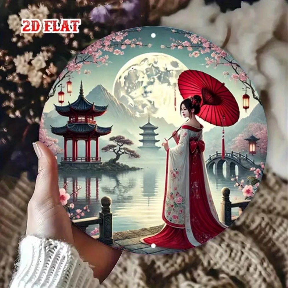 Vintage Japon Sakura ve Doluna - Vintage Collectible Plates incelemesi ve fiyatı