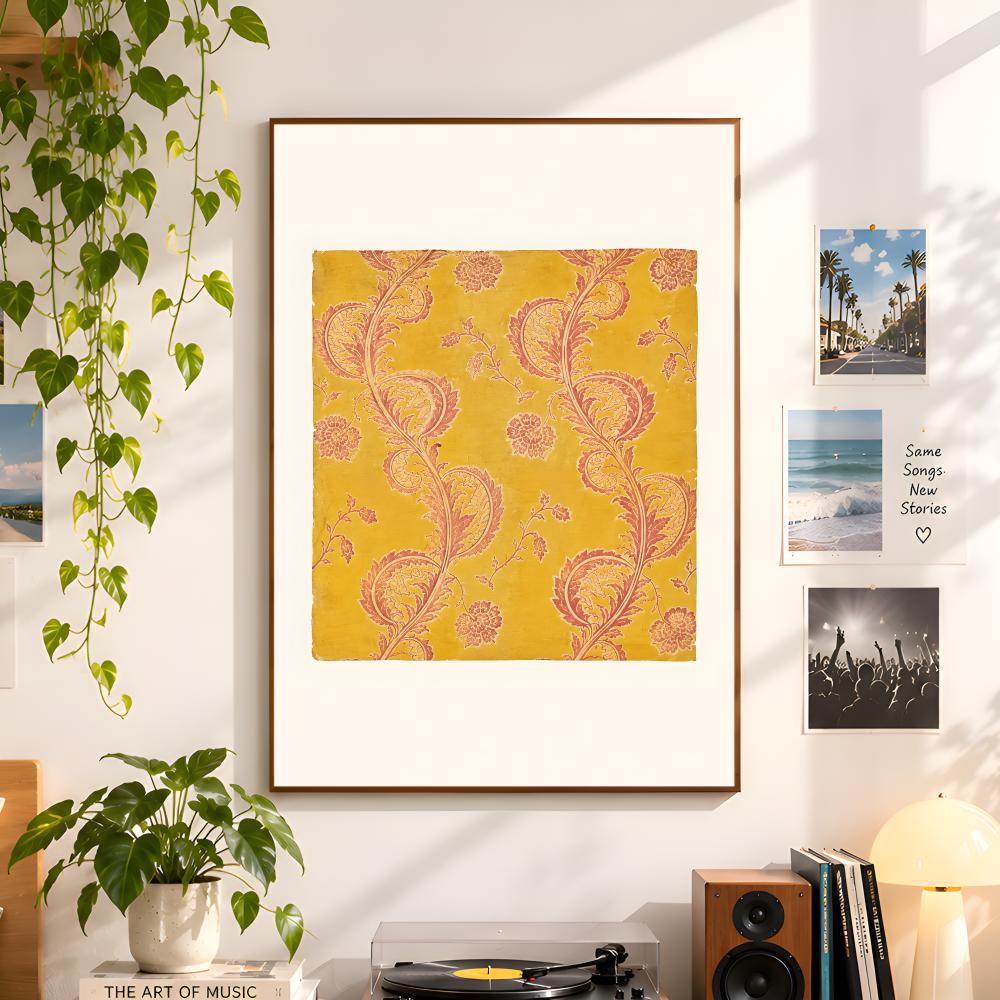 Vintage Botanik Çiçek Desenli  - Vintage Collectible Posters incelemesi ve fiyatı