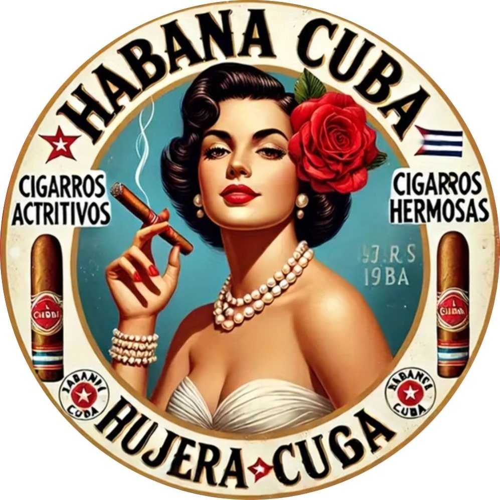 Vintage Havana Tarzı Puro Kızı - Vintage Collectible Plates incelemesi ve fiyatı