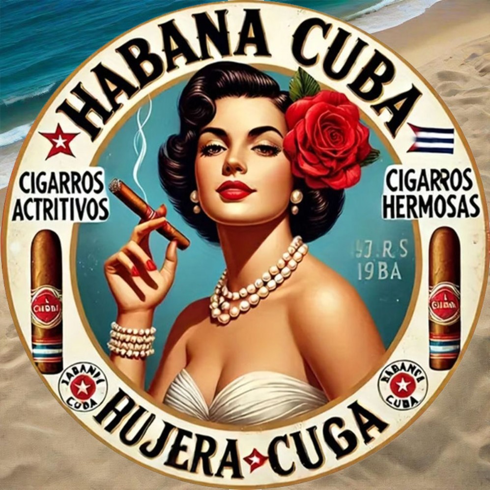 Vintage Havana Tarzı Puro Kızı - Vintage Collectible Plates incelemesi ve fiyatı